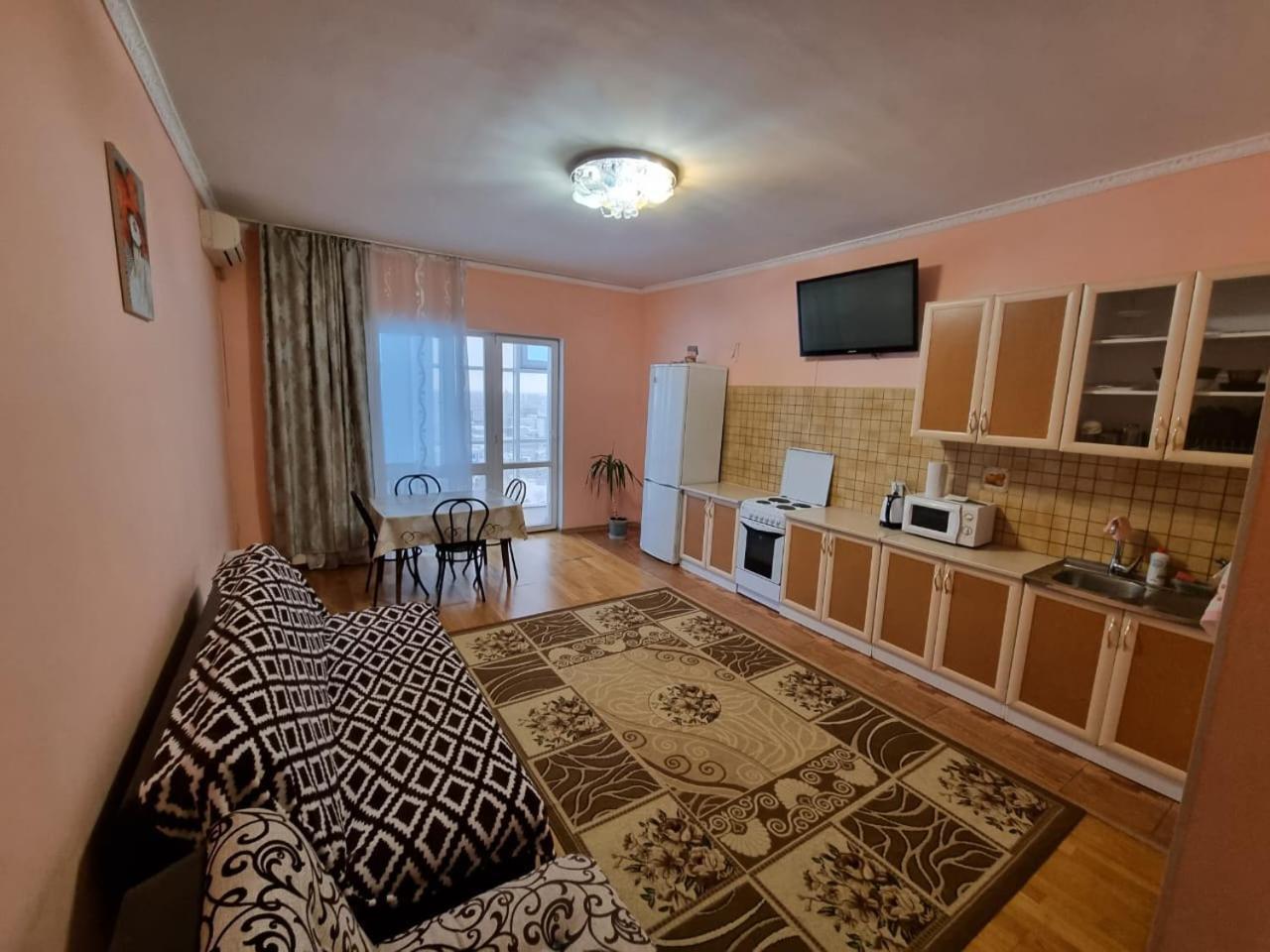 Апартаменты На Набережной С Панорамным Видом На 39 Этаже Astana Chambre photo