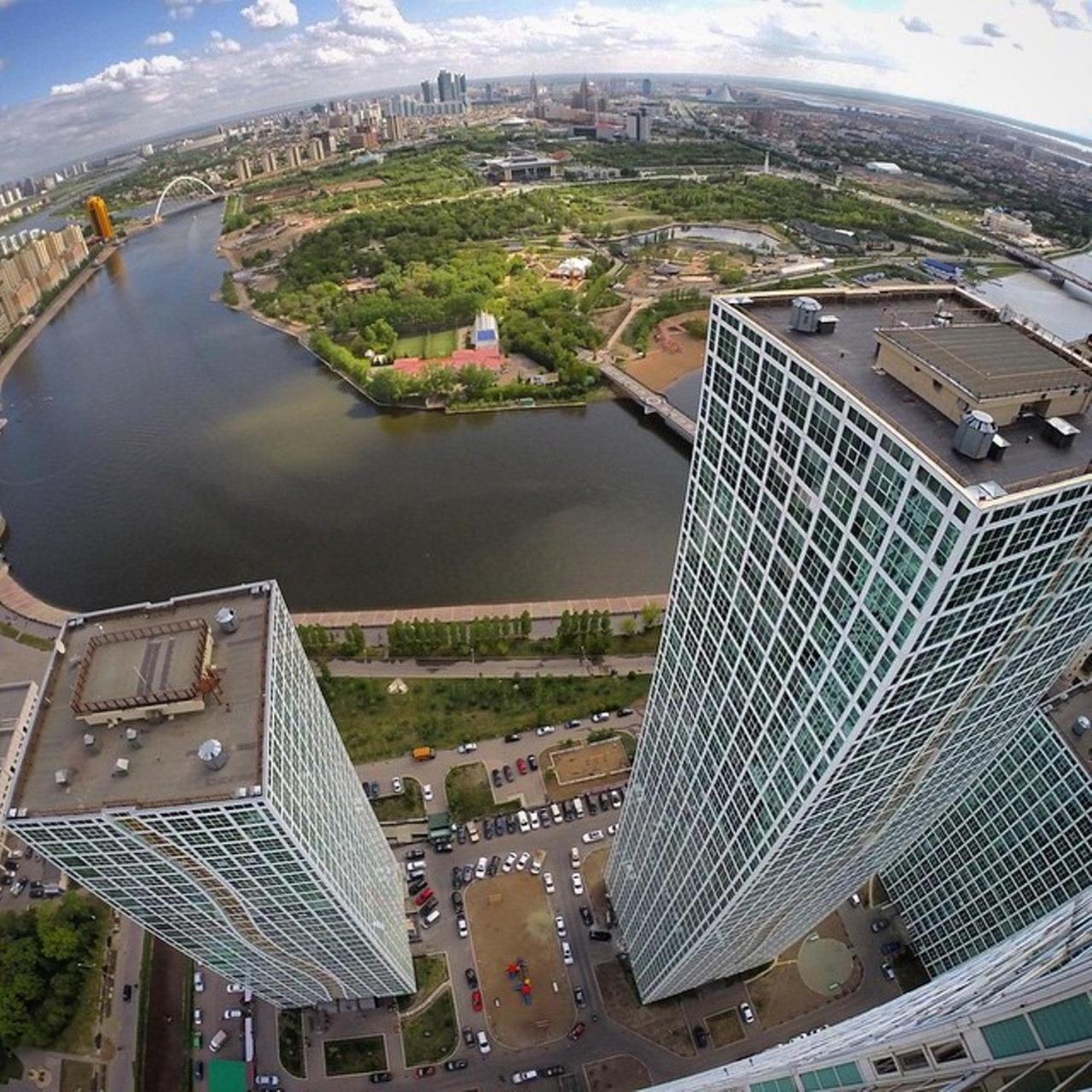 Апартаменты На Набережной С Панорамным Видом На 39 Этаже Astana Extérieur photo